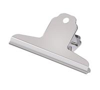 GUOKOFF 12 Pack Large Bulldog Clips, 4 Inch / 100mm Metal Binder Clips, Large Hinge Clip, Silver Stainless Steel Paper Binder Clip for Office School