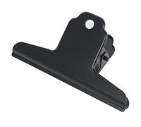 GUOKOFF Extra Large Bulldog Clips, 6 Pcs 180mm Metal Bulldog Clip, Black Binder Clip, Hinge Clips Binder Paper Clamp for Photo File Office