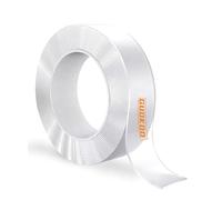 Guokoo Nano Double Sided Tape Heavy Duty - Transparent Reusable Nano Adhesive Tape, Washable Traceless Strong Gel Tape, Wall Sticky Strips for Carpet Fixing, Photos Posters. (2CM * 2MM * 3Metre)