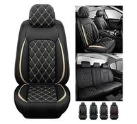 GUOLEIOO 5 Seats Car Seat Covers for BMW 3er 320d E90 320i E90 325i E90 330d E90 330xd E90, All-Weather Use Complete Set Car Seat Covers, Waterproof Front Rear Full Set Car Seat Covers,C