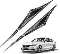 GUOLEIOO Car Door Side Wing Emblem Badge Sticker Cover Trim For Jaguar XE XF XJ E-Pace F-Pace I-Pace XEL XFL Styling Mouldings Protect Sticker Car Decoration,Black