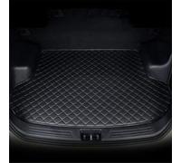 GUOLEIOO Car Leather Boot Mats for VW Taigo/Taigo R-Line SUV All-Weather Boot Liner, Waterproof, Non-Slip, Cargo Carpet Protective Mat,Black