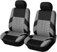 GUOLEIOO Car Seat Covers Full Set For Ford Puma 2019-2022 2023 2024 2025,Seat Protectors Front Rear Seat Cover Breathable Wear Resistant Non-Slip Interior,Seat Accessorie,2 front seats (grey)