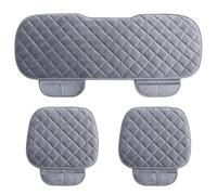GUOLEIOO Car Soft Seat Cover,for Ford Ecosport 2013-2017 Warm Plush Cushion Pad Mat Protector, Car Seat Cover Cushion Seat Covers Protector Pad,A/Gray