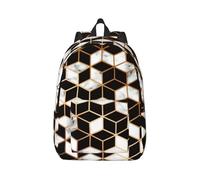 GUOLGP 3D Marble Pattern Print Practical Backpack Comfortable Rucksack Hiking Outdoor Adventures Multiple Pockets