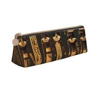 GUOLGP Ancient Egyptian Hieroglyph Print Stylish Pencil Case Large Capacity 8.3 x 2.2 x 2.4In Triangle Pouch Daily Essentials