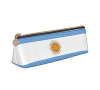 GUOLGP Argentine Flag Print Stylish Pencil Case Large Capacity 8.3 x 2.2 x 2.4In Triangle Pouch Daily Essentials