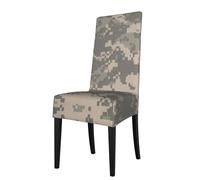 GUOLGP Army Digital CamouflagePrint Practical stylish Dining Chair Covers Waterproof Protector Slipcovers for Chairs