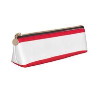 GUOLGP Austrian Flag Print Stylish Pencil Case Large Capacity 8.3 x 2.2 x 2.4In Triangle Pouch Daily Essentials