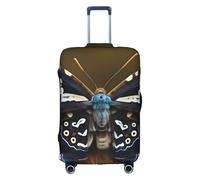 GUOLGP Beautiful Moth Wings Print Concealed Zipper Decorative Suitcase Cover Washable Travel Luggage Protector