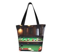 GUOLGP Billiard Print Summer Shoulder Bag Travel Tote Beach Outings Daily Commutes Women Men Accessory