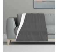 GUOLGP Black White Music Note Print Soft Warm Cozy Flannel Blanket Throw for Home Decor Dorm Picnic Winter Autumn Use