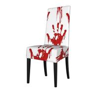 GUOLGP Bloody HandprintsPrint Practical stylish Dining Chair Covers Waterproof Protector Slipcovers for Chairs