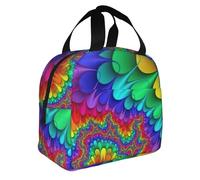 GUOLGP Bright Color Print Adult Insulated Lunch Bag Functionality Practicality Extended Periods Temperature