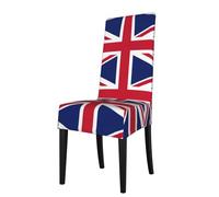GUOLGP British flagPrint Practical stylish Dining Chair Covers Waterproof Protector Slipcovers for Chairs