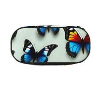 GUOLGP Butterfly and Cello Print School Students Zipper Pouch Pencil Case Office Supplies Functionality Storage