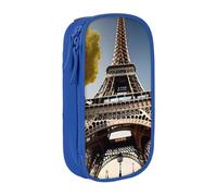 GUOLGP Cityscape Paris Eiffel Tower France Print Functional Pencil Pouches Multi-Compartment Storage School Supplies Easy Access