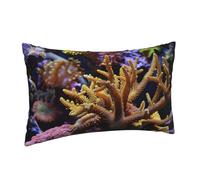 GUOLGP Coral Reef Print Pillow Case for Breathable Bedding Accessory for Home Bedroom Decor Cover Travel