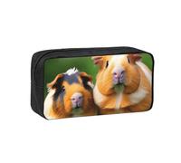 GUOLGP Cute Guinea Pigs Print Adults Simple Spacious Pen Case Stationery Organizer Pouch Office Daily Work Use