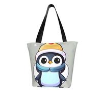 GUOLGP Cute penguin print Print Summer Shoulder Bag Travel Tote Beach Outings Daily Commutes Women Men Accessory