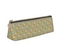 GUOLGP Cute Wild Cartoon Giraffes Print Stylish Pencil Case Large Capacity 8.3 x 2.2 x 2.4In Triangle Pouch Daily Essentials