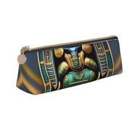 GUOLGP Egyptian Scarab Print Stylish Pencil Case Large Capacity 8.3 x 2.2 x 2.4In Triangle Pouch Daily Essentials