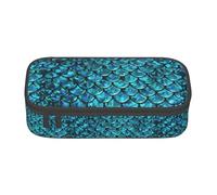 GUOLGP Fish Scale. Print Stylish Large Capacity Pencil Case Spacious Study Pen Pouch School Supplies Travel