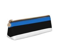 GUOLGP Flag of Estonia Print Stylish Pencil Case Large Capacity 8.3 x 2.2 x 2.4In Triangle Pouch Daily Essentials