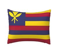 GUOLGP Flag of the Kingdom of Hawaii Print Comfort Pillow Case Breathable Pillowcases Home Hotel Bedroom Living Room Decor