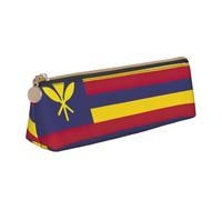 GUOLGP Flag of The Kingdom of Hawaii Print Stylish Pencil Case Large Capacity 8.3 x 2.2 x 2.4In Triangle Pouch Daily Essentials