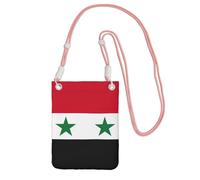 GUOLGP Flag of the Syrian Arab Republic Print Phone Crossbody Bag Fashion Slim Lightweight for Travel Running Hiking Shopping