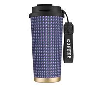 GUOLGP Galaxy Starry Space Purple Starry Print Stainless Steel Cup Travel Mug Beverage Coffee Container for Office School Camping