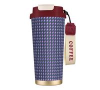 GUOLGP Galaxy Starry Space Purple Starry Print Stainless Steel Cup Travel Mug Beverage Coffee Container for Office School Camping