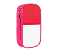 GUOLGP Indonesian Flag Print Functional Pencil Pouches Multi-Compartment Storage School Supplies Easy Access