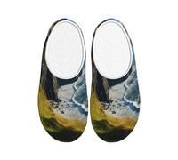 GUOLGP Ireland Outdoors County Clare The Cliffs Print Cute Washable House Slippers with TPR Sole Unisex Indoor Outdoor Travel shoes