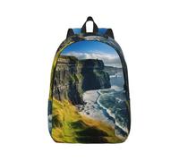 GUOLGP Ireland Outdoors County Clare The Cliffs Print Practical Backpack Comfortable Rucksack Hiking Outdoor Adventures Multiple Pockets