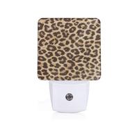 GUOLGP Leopard Pattern Print Night Light for Bedroom Kids Room Bathroom Nightlight Dorm Home Decor Lighting