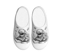 GUOLGP Monochrome Sketch Style Gaming Print Cute Washable House Slippers with TPR Sole Unisex Indoor Outdoor Travel shoes