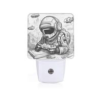 GUOLGP Monochrome Sketch Style Gaming Print Night Light for Bedroom Kids Room Bathroom Nightlight Dorm Home Decor Lighting