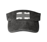 GUOLGP National Flag of The United Kingdom Print Fashionable Hat for Sports Outdoor Activities Washed Baseball Cap Vintage Classic Black