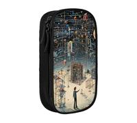 GUOLGP Physics Print Print Functional Pencil Pouches Multi-Compartment Storage School Supplies Easy Access