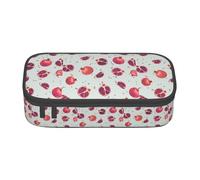 GUOLGP Pomegranate Pattern Print Stylish Large Capacity Pencil Case Spacious Study Pen Pouch School Supplies Travel