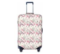 GUOLGP The Paris Tower and a Bicycle Print Universal Suitcase Cover Elastic Washable Travel Luggage Cover with Double Sided
