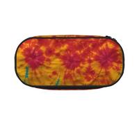 GUOLGP Tie Dye Hippies Print School Students Zipper Pouch Pencil Case Office Supplies Functionality Storage