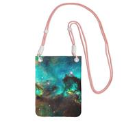 GUOLGP Universe Galaxy Space Print Phone Crossbody Bag Fashion Slim Lightweight for Travel Running Hiking Shopping
