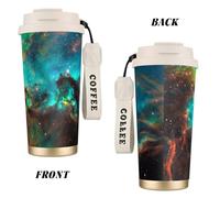 GUOLGP Universe Galaxy Space Print Stainless Steel Cup Travel Mug Beverage Coffee Container for Office School Camping