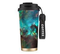 GUOLGP Universe Galaxy Space Print Stainless Steel Cup Travel Mug Beverage Coffee Container for Office School Camping