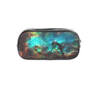 GUOLGP Universe Galaxy Space Print Students Boys Girls Clear Pencil Case Transparent Stationery Organizer Pouch Bag
