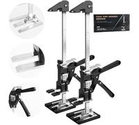 Guolich 2 Pcs Labor-Saving Arm Door Use Board Lifter Cabinet Jack Clamp Tile Leveling System Handheld Jack Tool 880 lb / 400 kg for Floors, Doors, Cabinet Installation,plasterboard lifter,tstak