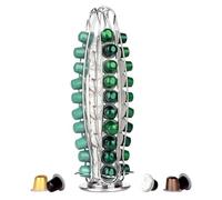 Guolich Coffee Pod Carousel Capsules Holder Storage Organizer,360 Degree Rotating Coffee Capsules Holder Rack,Coffee bar Accessories,k Cup Holder,Coffee Station (35 Coffee Capsules)